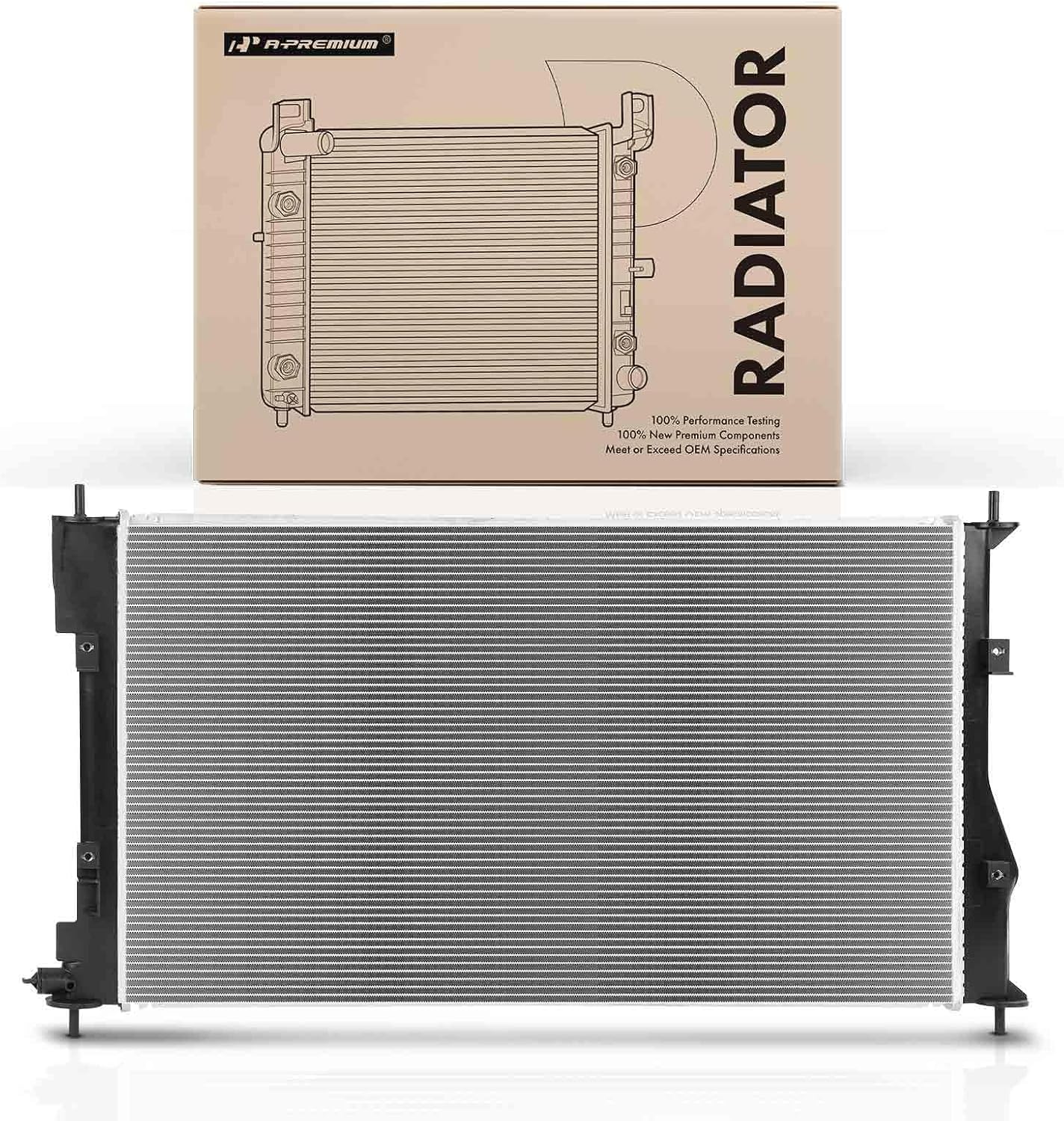 A-Premium Engine Coolant Radiator Assembly Compatible with Scion FR-S 2013-2016 & Subaru BRZ 2013-2020 & Toyota 86 2017-2020, 2.0L