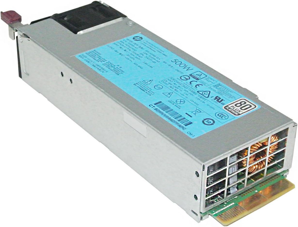 HPE Hot-Plug /, Redundant - Plug-in Module 500 Power Supply 720478-B21, Silver