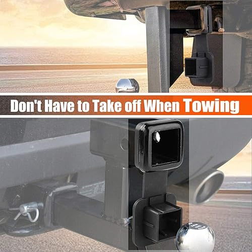 Miniatura 8 de Trailer Hitch Cover Tube Plug Insert Fits 2" Receivers for Ford Chevy Chevrolet Jeep Dodge RAM Toyota Tundra 4Runner Tacoma RAV4 1L2Z-17F000-CA