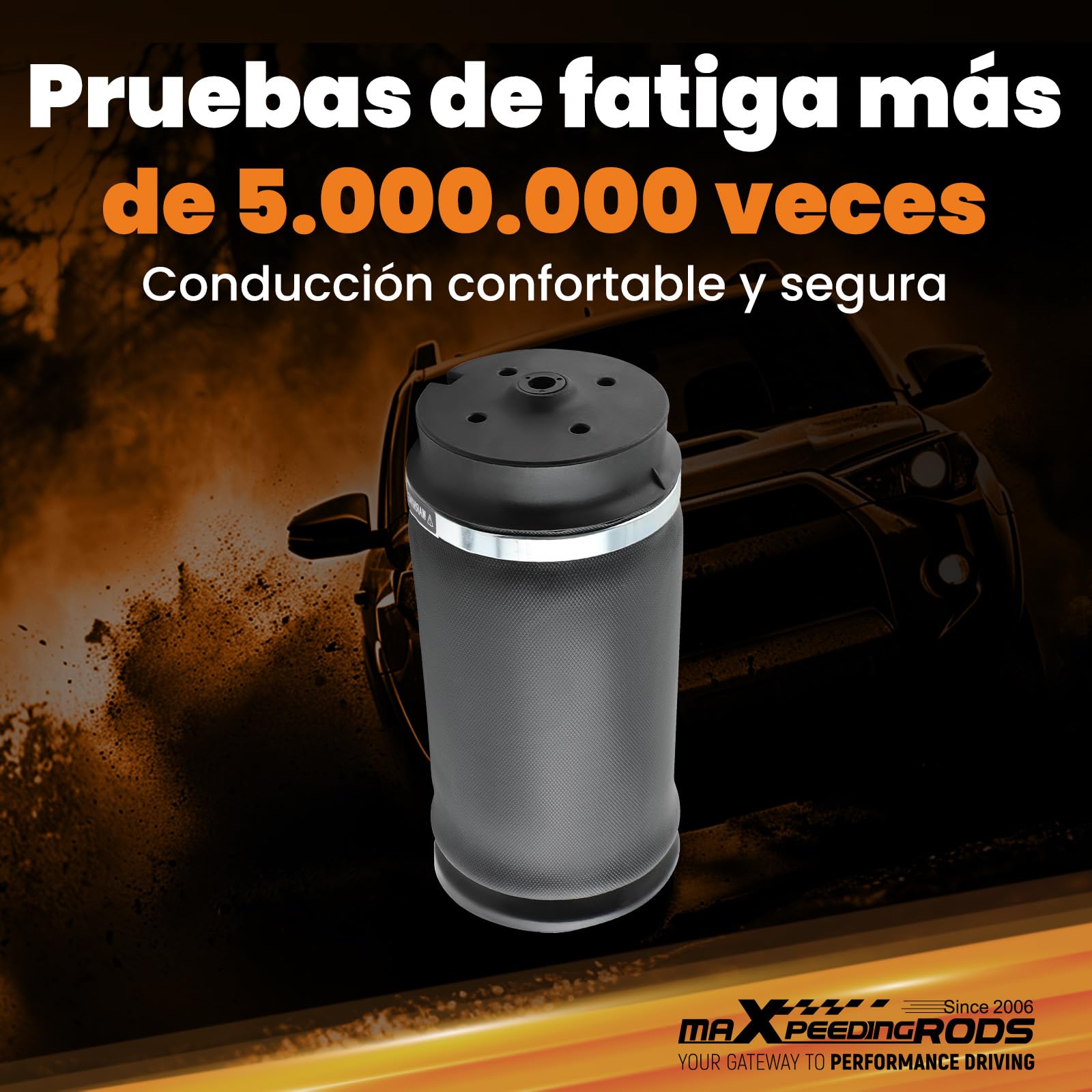 maxpeedingrods Bolsa de Aire Suspensión, Resorte Trasero para Amortiguador de Aire, Muelle de Suspensión Neumática, Air bag para ML GL Class W164/ X164 ML63 AMG Rear 2007-2011, Instalación Fácil