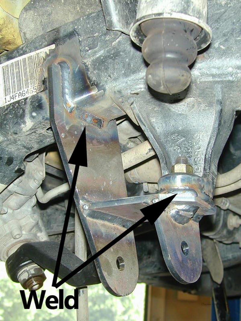 Clayton Off Road COR-4500420 - Track Bar Drop Bracket Compatible with Jeep Wrangler TJ/LJ 1997-2006
