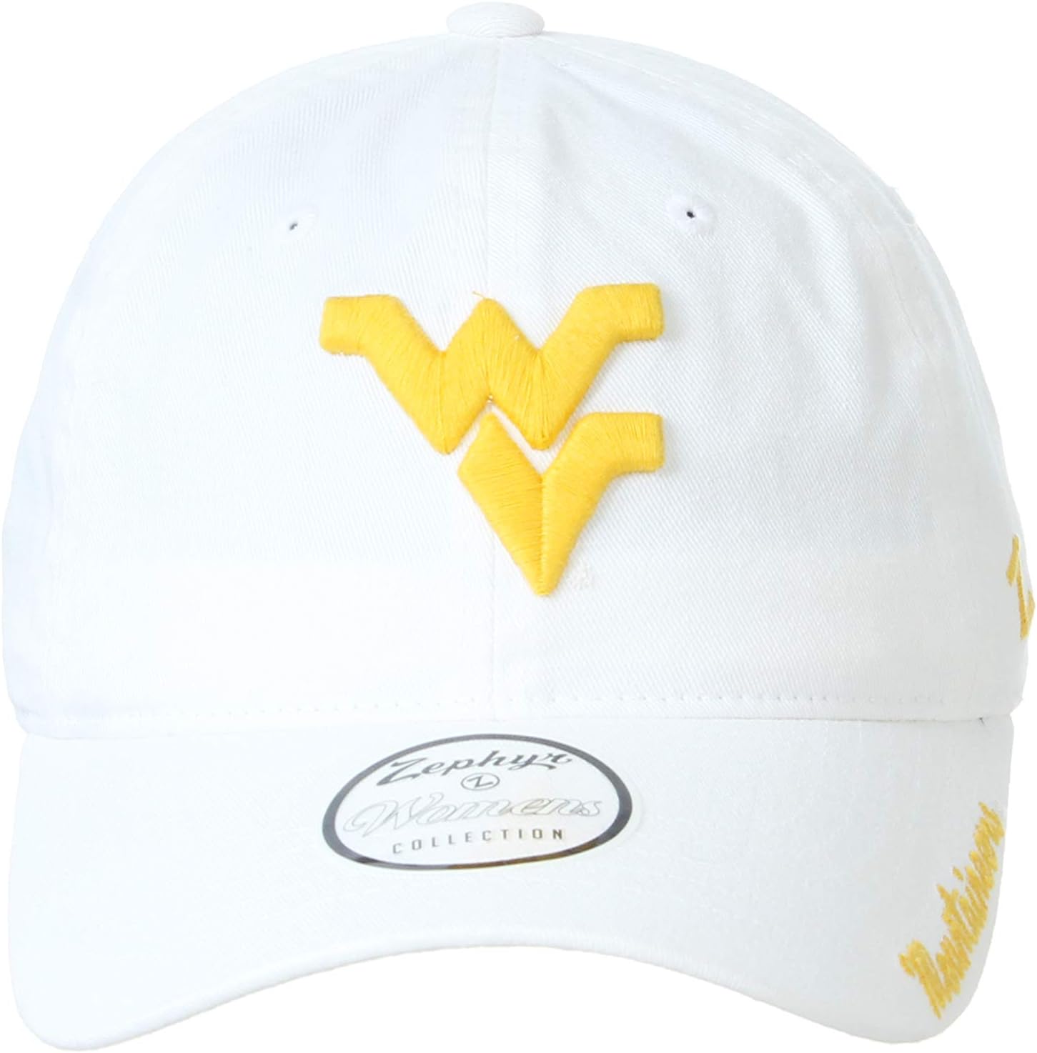 ZHATS NCAA Womens Adjustable Scholarship Hat Icon White