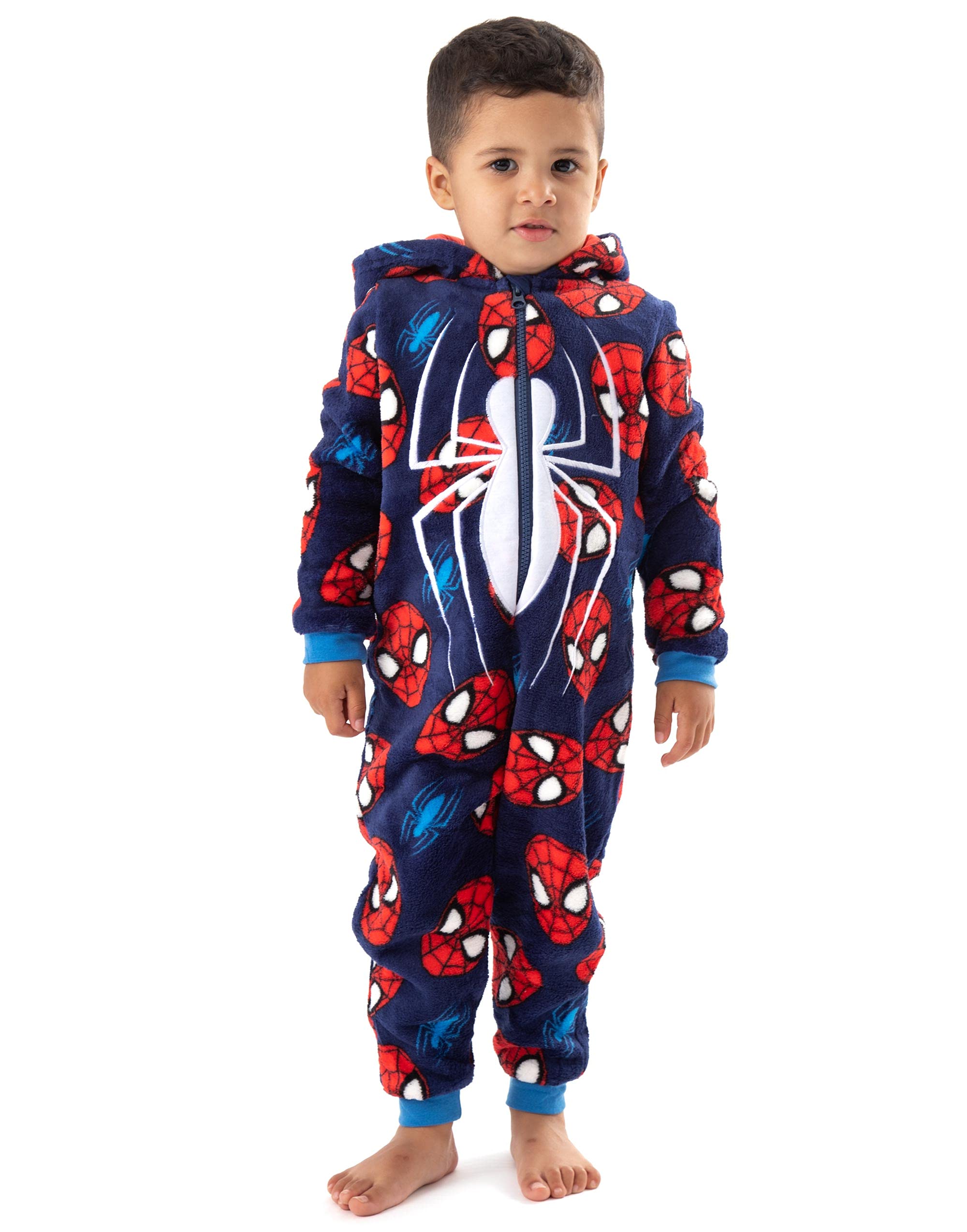 Marvel Spider-Man Onesie Pijamas Boys Kids Superhero Ofich PJS