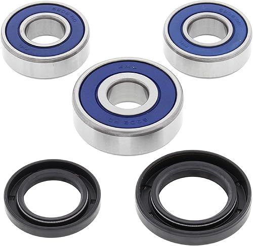 All Balls Kit de rodamientos de rueda trasera de carreras 25-1201 compatible con/repuesto para Yamaha CT175 1972, DT125 1974-1981, DT175 1974-1981,