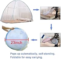 Vista 5 de Carpa de mosquitero plegable autónoma nueva portátil para cama 1/2 aberturas