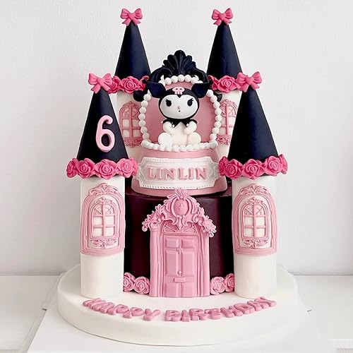 Miniatura 2 de Moldes de fondant barrocos para decoración de pasteles (3 piezas) moldes de silicona con borde de desplazamiento barroco, moldes de caramelo de