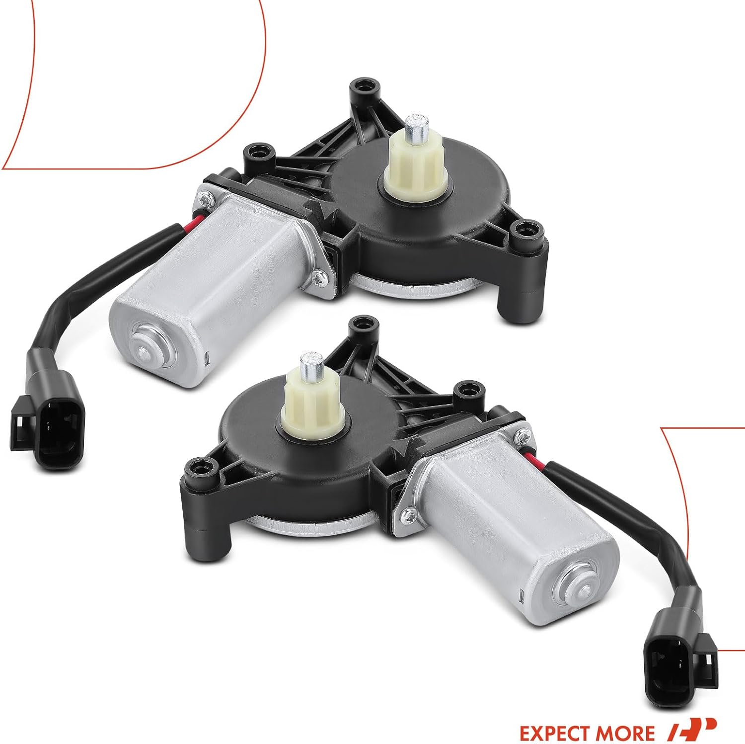 A-Premium Left and Right Window Lift Motors Compatible with Chevrolet Silverado, Suburban, Avalanche, Tahoe & GMC Sierra 1500 2500, Yukon & Cadillac Escalade ESV EXT & Pontiac Grand Prix, 2-PC Set