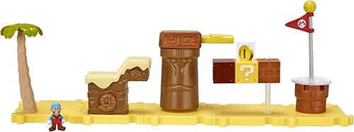 Miniatura 2 de Nintendo Mario Bros Universe Micro Deluxe Pack Wave 1: Layer Cake Desert Ice Mario Playset