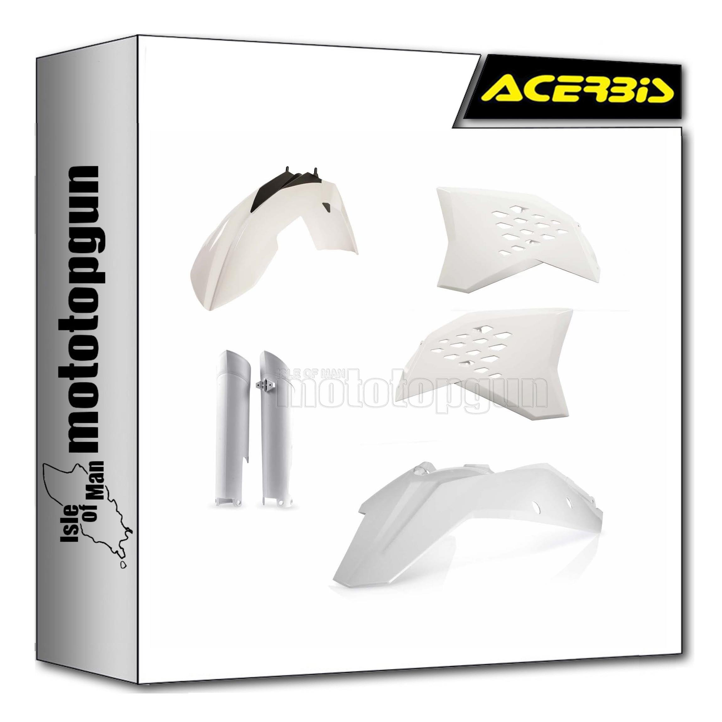 Kit plastique Acerbis bleu pour préparer vos sorties enduro en KTM