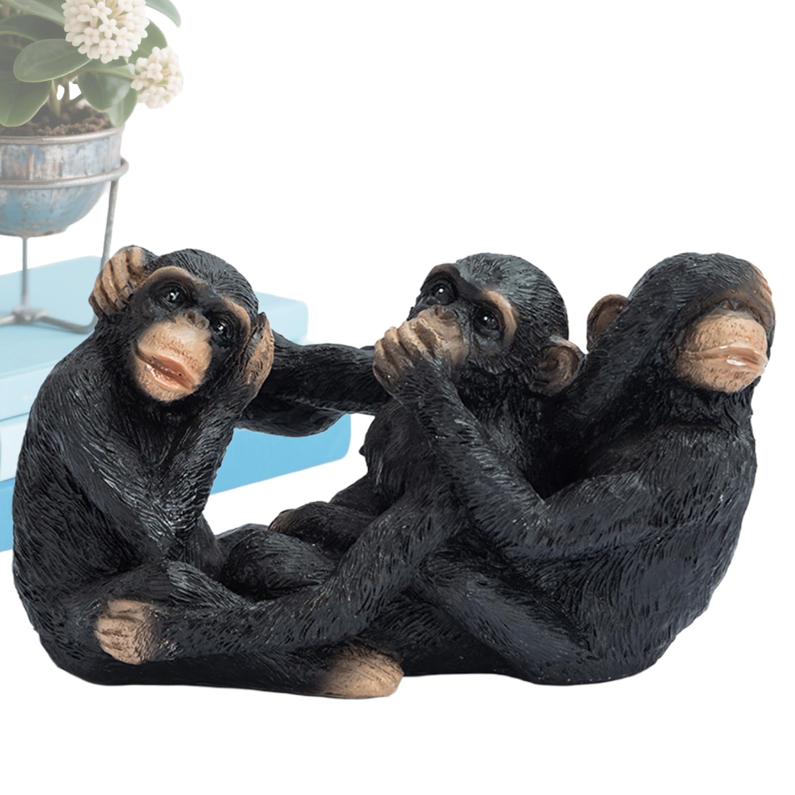 Kit de modèle en résine de singe pour égayer une étagère vide ou un jardin triste