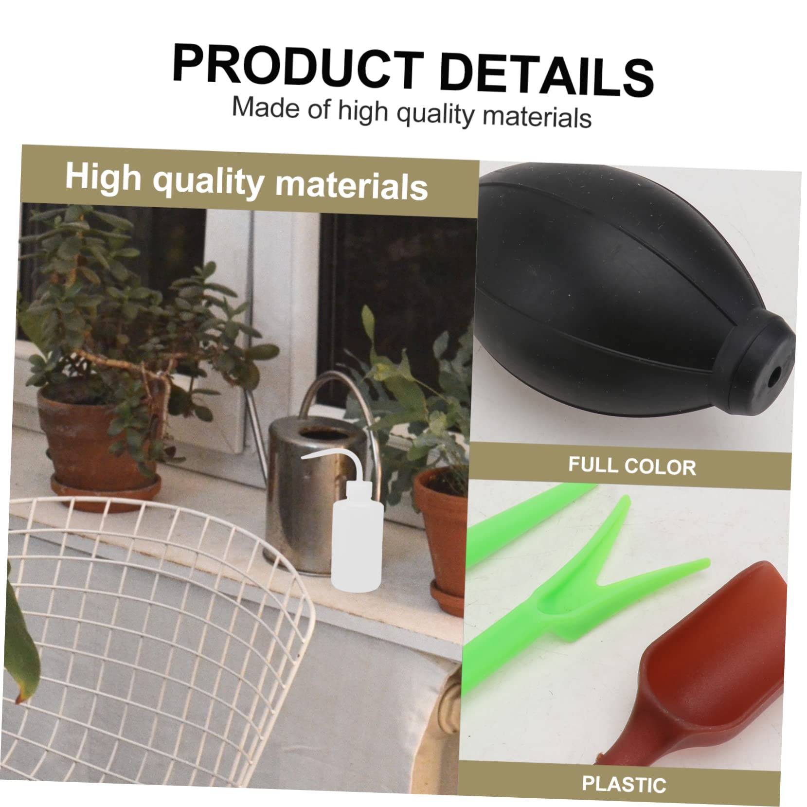 Toddmomy 3 Set Utensili Giardinaggio Materiale Durevole Attrezzi per Piantare Trapiantare Zappare e Irrigare Piante per Bonsai Piante Vaso e Cura Del Giardino
