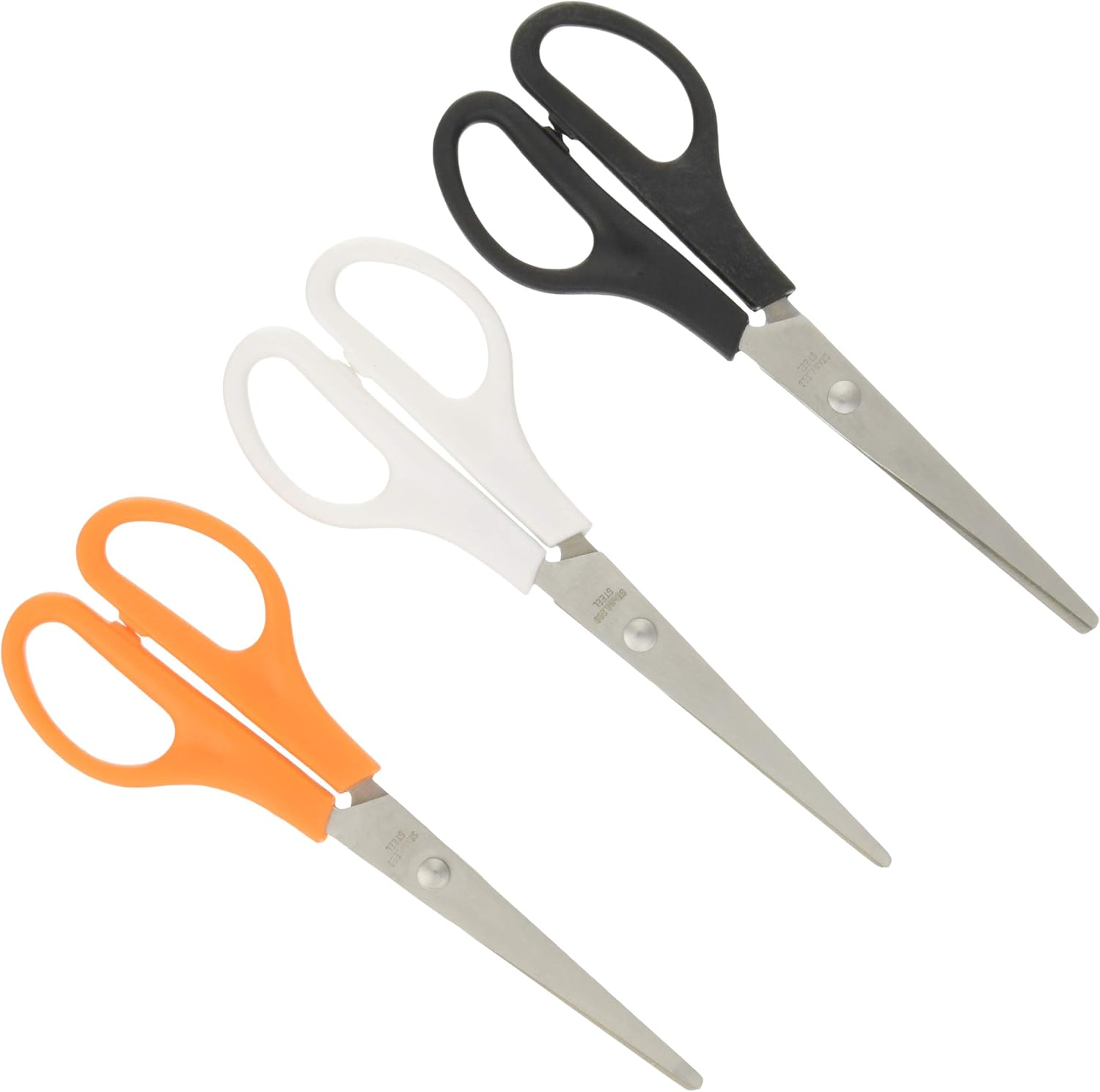 Sunnote 0349 Household Round Tip Scissors, Colored, Pack of 12