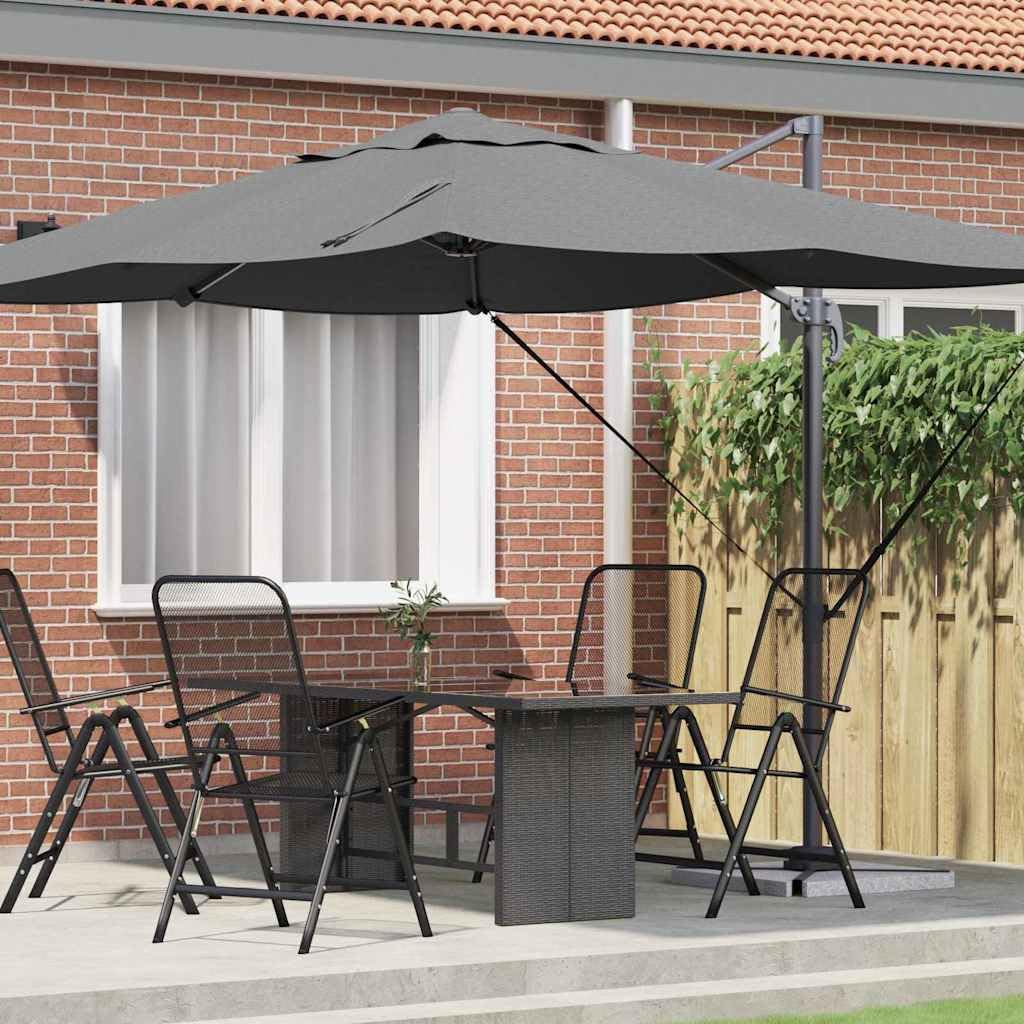 SYDE Parasol przeciwsłoneczny Cantilever Roma 351 x 250 x 260 cm poliester aluminium
