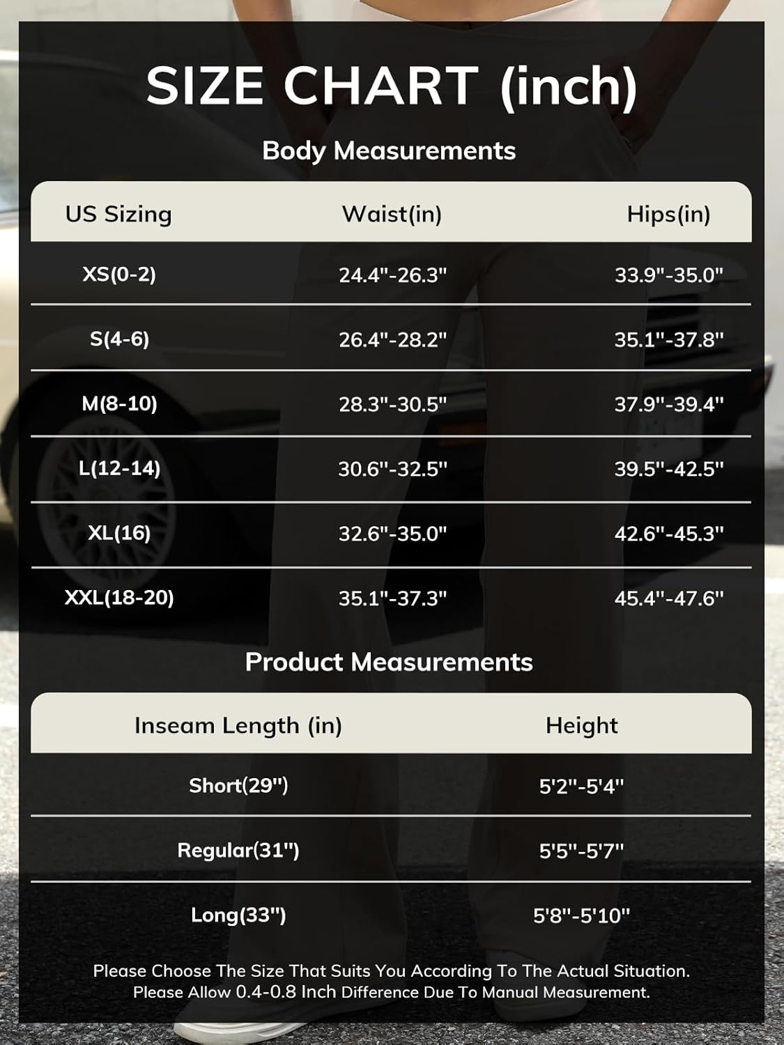 Wide Leg Pants for Women Loose Yoga Pants with Pockets Petite/Regular/Tall Stretch Casual Lounge Pants - Image 7