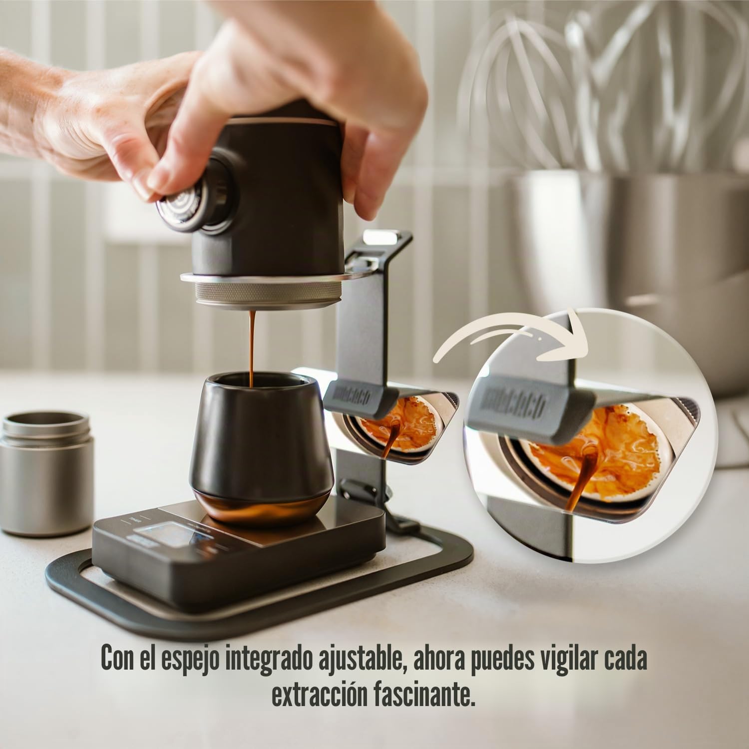 WACACO Picopresso Stand, Accesorio para Picopresso, Compuesto por cuatro piezas fácilmente desmontables (Sólo para uso de Picopresso), Negro.
