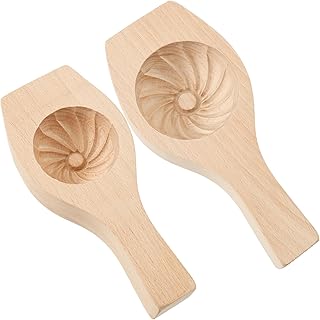 ZLHETWT 2 Pcs Steamed Bun Maker, Baozi Maker Mold, Steamed Bun Mold Wood Baozi Aesthetic Cookie Stamp Multifunctional Bun ...