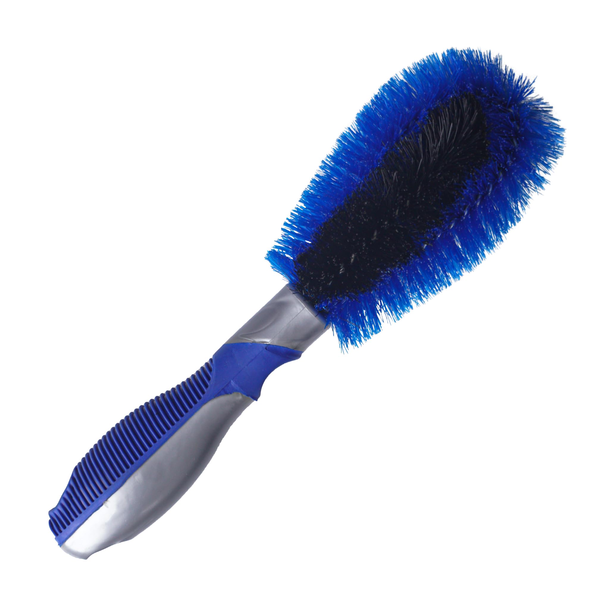 NIKAVI Blue Rim Cleaning Brush Compatible for Cars Trucks Pickup Trucks, Motorcycles,Vans, Buses, Trailers, Off-Road Vehicles, Bicycles, Golf carts etc..