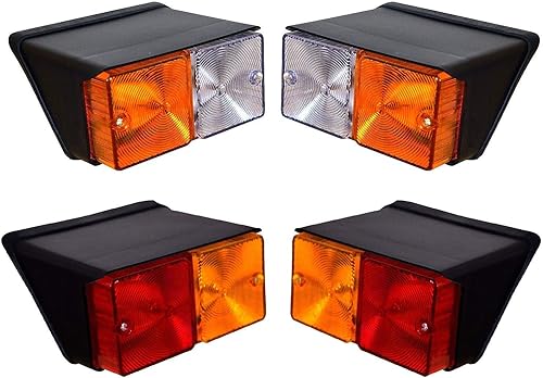 Conjunto de luces intermitentes intermitentes intermitentes de 12 V para Case IH  Fiat  Ford New Holland Tractor D3NN13405B D3NN13N13N32