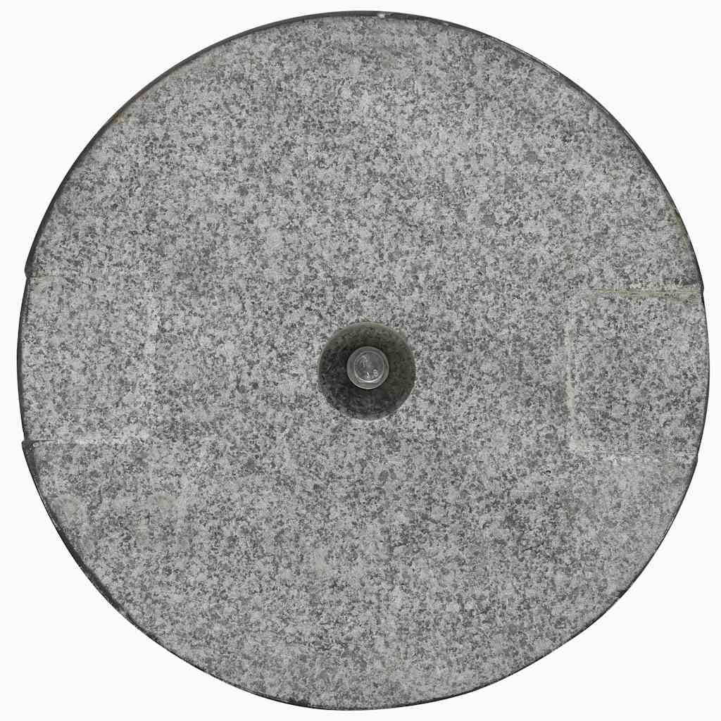 Tomostar Pied de Parasol, Support Socle de Parasol Base de Lestage Granite 20 kg Rond Noir