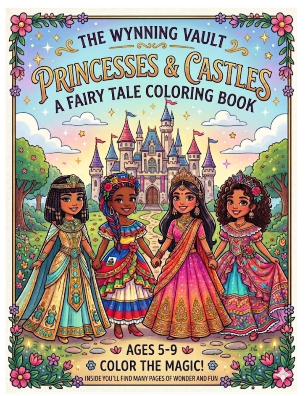 The Wynning Vault: Princesses & Castles (The Wynning Vault: Coloring Books)