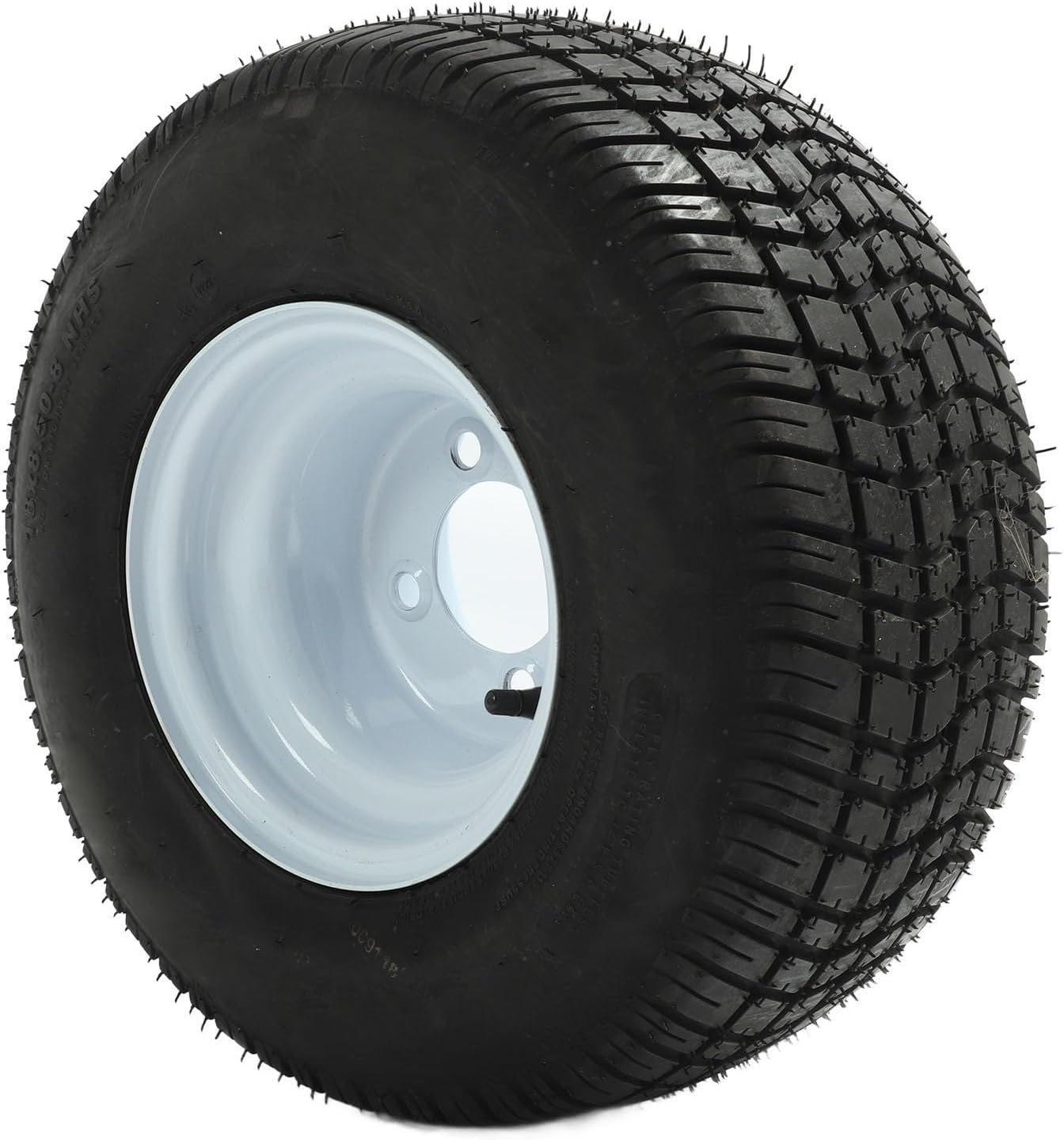 Brilluxa 18x8.50‑8 Golf Cart Tires Rubber Improves Handling Golf Cart Tire and Wheel Assembly for EZ GO Golf Carts with Tire Rim & Wheel Replacement