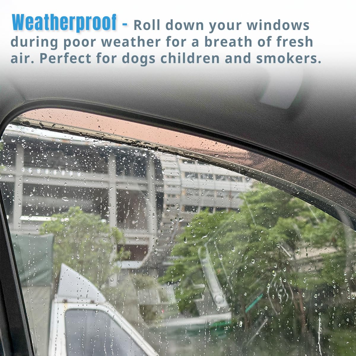 Windabweiser Autofenster, Windabweiser für VW Transporter T5 2003-2015 & T6 2015-2020 & T6.1 2020-