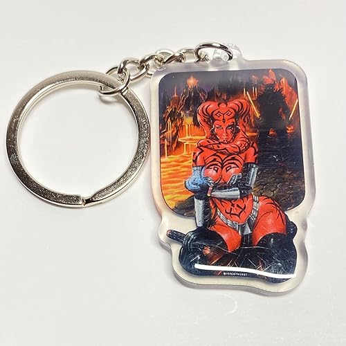 Miniatura 6 de "Acrylic Keychain" Sexy Cosplay Pinup Girl Fan Art Accessories Merch Comics (Ahsoka)