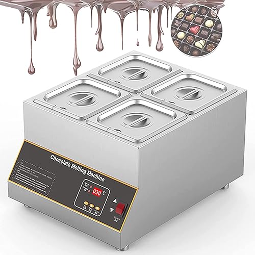 Olla profesional para derretir chocolate, fondue eléctrica de control digital de 500 W, máquina de templado de chocolate de 20 libras, acero disponible en Yaxa Colombia