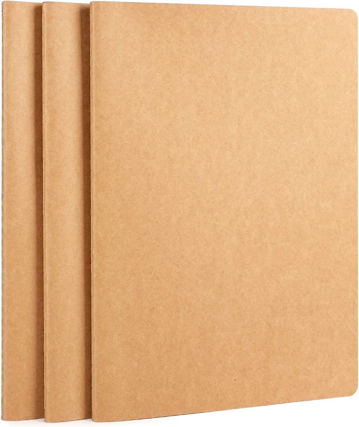 Clairefontaine 975941C - Carnet Spiralé Papier Kraft - 80 Feuilles Papier Kraft Non-Vergé Brun A4 21x29,7 cm 115g - Fermeture Élastique, Couverture Souple en Carte Kraft