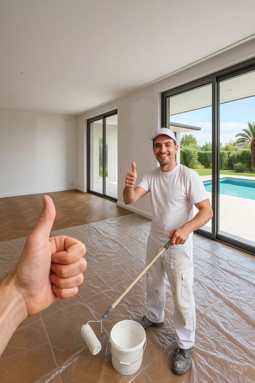 Proalet Hışır Örtü, 4x5 Metre, 20 m², Toz Geçirmez, Su Geçirmez, Dış Mekan Koruma Örtüsü, Boya Koruma, Bahçe, Badana, Şantiye, Zemin Koruyucu Kaplama, Branda