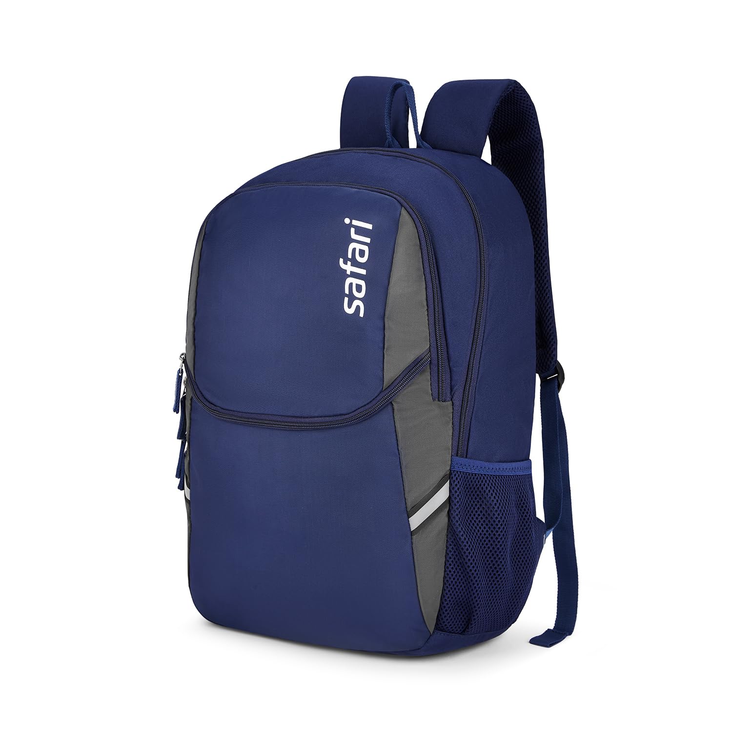 Nudge Laptop Backpack for men & women, school bag for boys and girls, college bag, office bag, travel bag, 3 compartments, Bottle holder, Front pocket, Color Blue-image-13