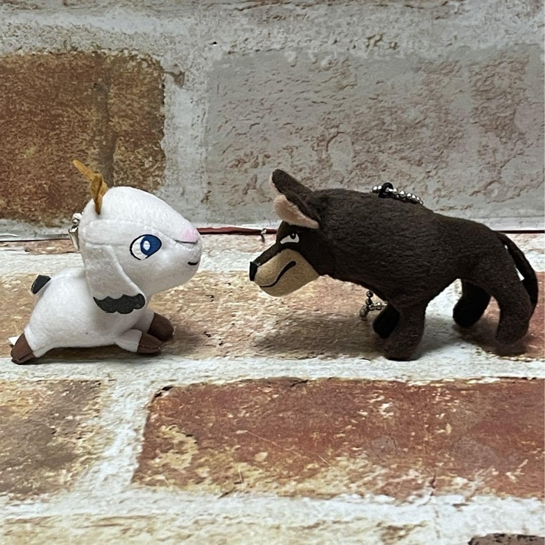 Amazon.co.jp: あらしのよるに ガブ&メイ ぬいぐるみ キーホルダー