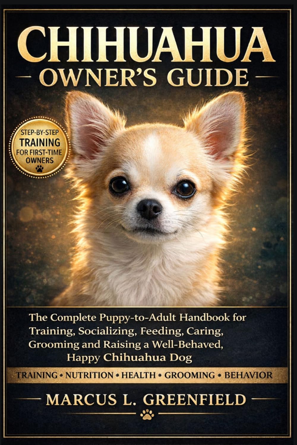 CHIHUAHUA OWNER’S GUIDE: The Complete Puppy-to-Adult Handbook for Training, Socializing, Feeding, Caring, Grooming and Raising a Well-Behaved, Happy Chihuahua Dog