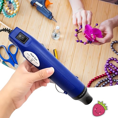 Miniatura 6 de Pistola de calor, mini pistola de aire caliente para manualidades, pistola de aire de calor portátil, herramienta para gofrar, envoltura retráctil,