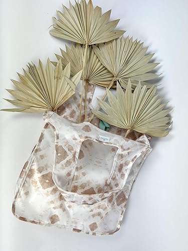 Miniatura 5 de Pure Sage Bolsa de comestibles reutilizable - Elegante bolsa de compras para comestibles - Bolsa plegable - Tamaño mediano