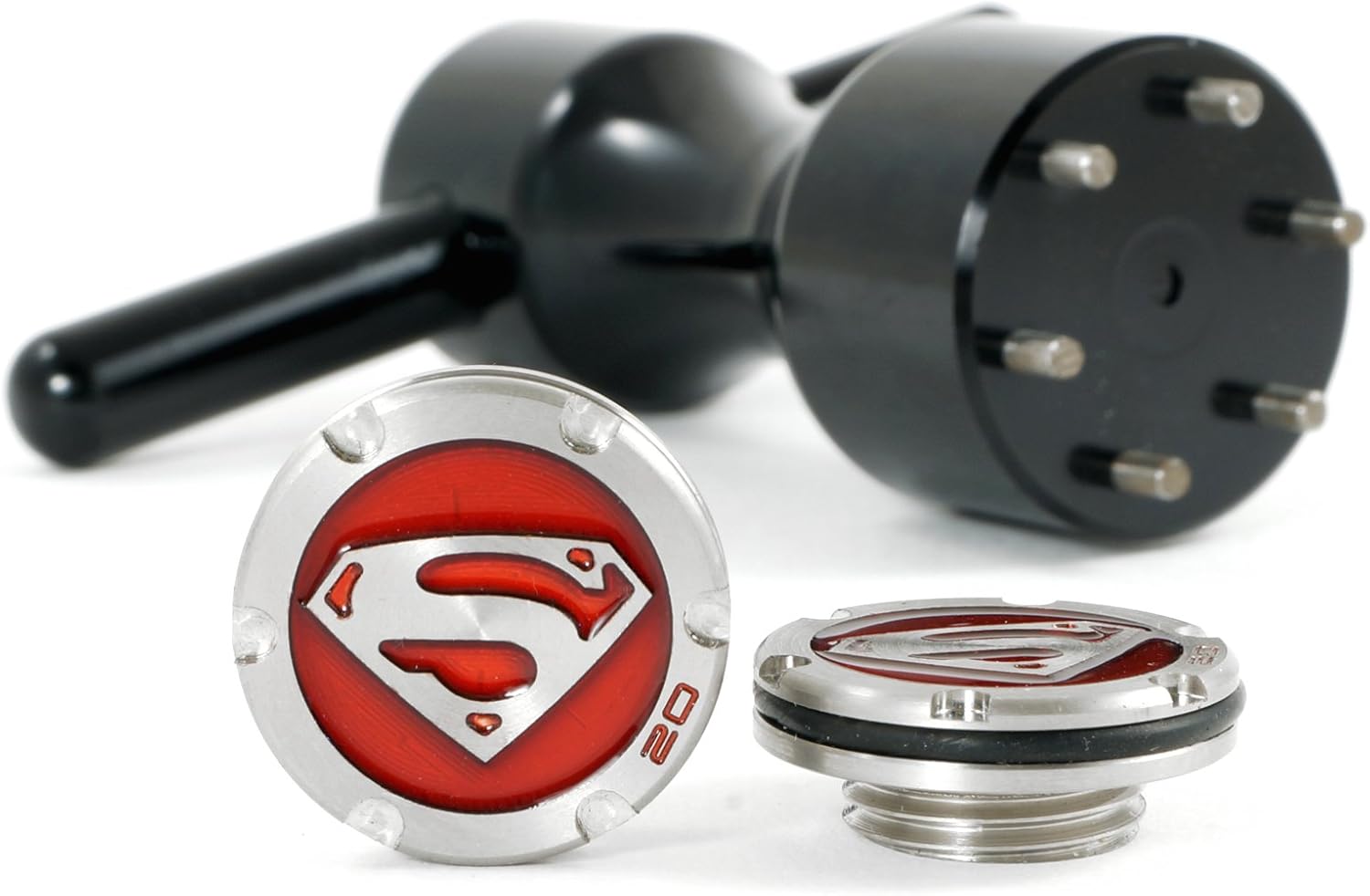 19th Hole Custom Shop 2 x 20g Red Deluxe Tour Style Weights Wrench for Scotty Cameron Fastback, Squareback and Roundback Putters, Superman