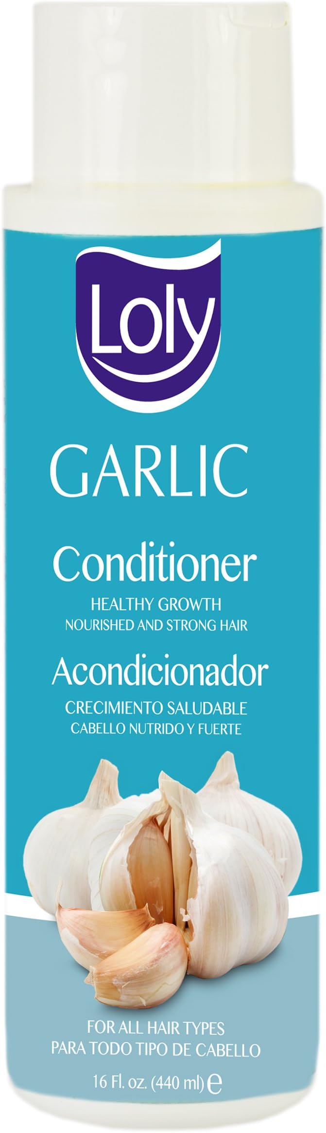 EASY LOOK Loly Garlic Conditioner Healthy Growth Cabello Nutrido y Fuerte 16 OZ