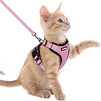 Vista 87 de rabbitgoo Cat Harness and Leash for Walking, Escape Proof Soft Adjustable Vest Harnesses for Cats, Easy Control Breathable Reflective Strips Jacket