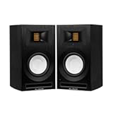 Ri71 Reference Stereo Powered Bookshelf Speakers with High Performance AMT Tweeters&comma; 5" Drivers&comma; 120W Amplifier for Music&comma; Turntable&comma; TV&comma; PC - HDMI&comma; Bluetooth&comma; RCA & Subwoofer Out &lpar;Black Ash&rpar;