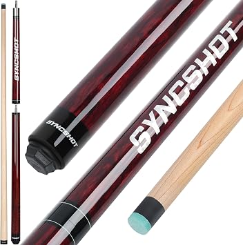 2 in 1 Heavy Break Jump Cue 3-Piece Break Cue Pool Stick 58 Inch 14mm Pro Tips Fas-Grade Maple Wood Jump&Break Pool Cue Sticks