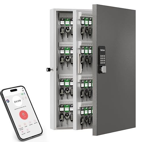 192-Key Smart Key Lock Box Wall Mount – Commercial Key