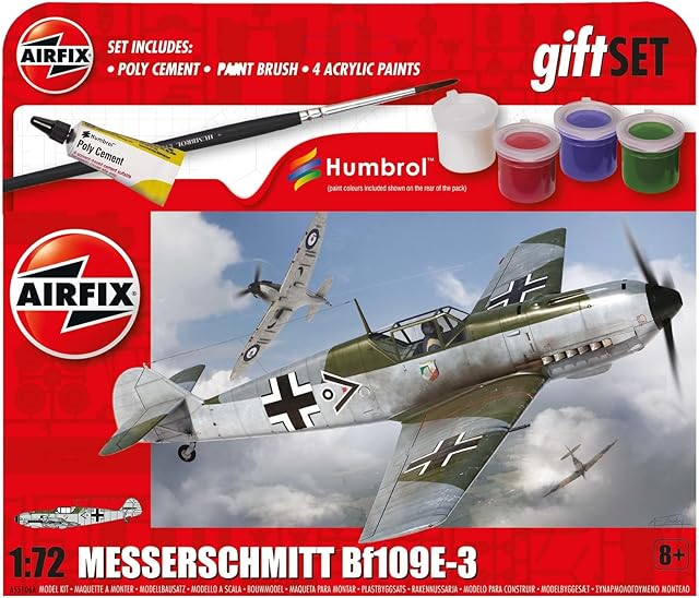 Airfix - Battle of Britain Messerschmitt Bf109E-3 - Starter Set