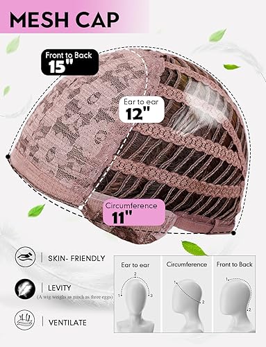 Miniatura 7 de Pelucas negras para mujer, peluca larga recta en capas con flequillo cabello sintético natural