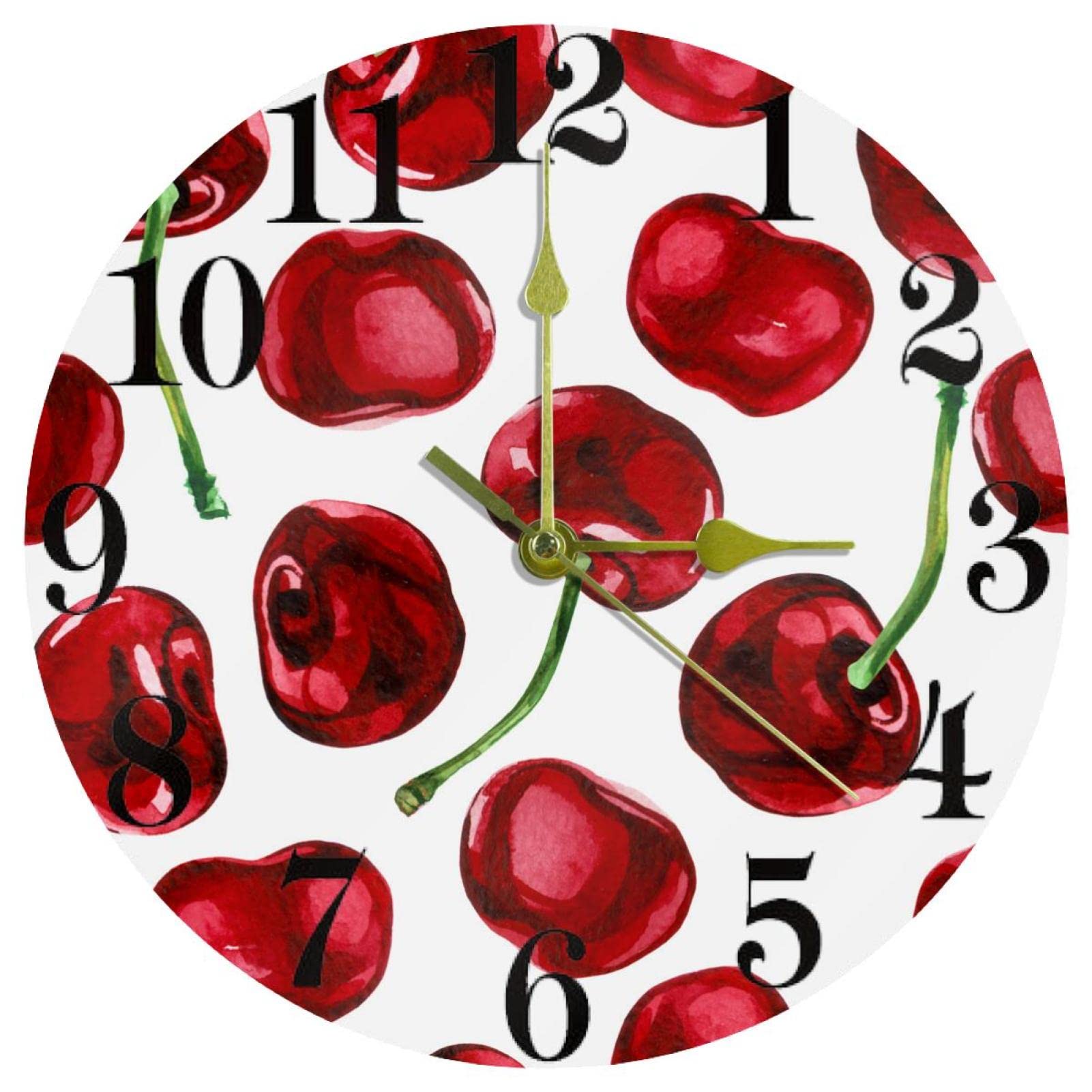 Horloge murale ronde sans bruit pour retrouver le sommeil et la concentration