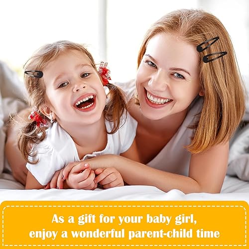 Miniatura 6 de 100 pinzas para el cabello a presión, pinzas para el cabello dobladas de 2 pulgadas, pasadores de metal, bonitos accesorios para el cabello de color