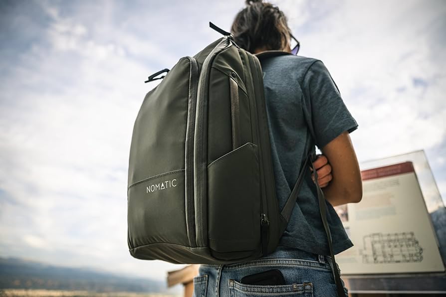 NOMATIC Travel Pack - Water Resistant Laptop Bag - TSA-Ready