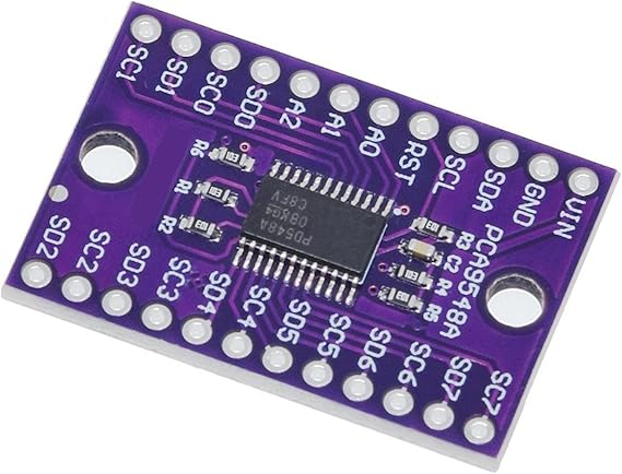 I2C Interface Multiplexer Development Board with Programmable Control Register and Reset Function
