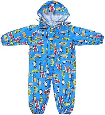 Tuta Impermeabile Bambini 75-135cm - Completo Con Cappuccio, Unisex, Per Pioggia E Giochi - Foto 8