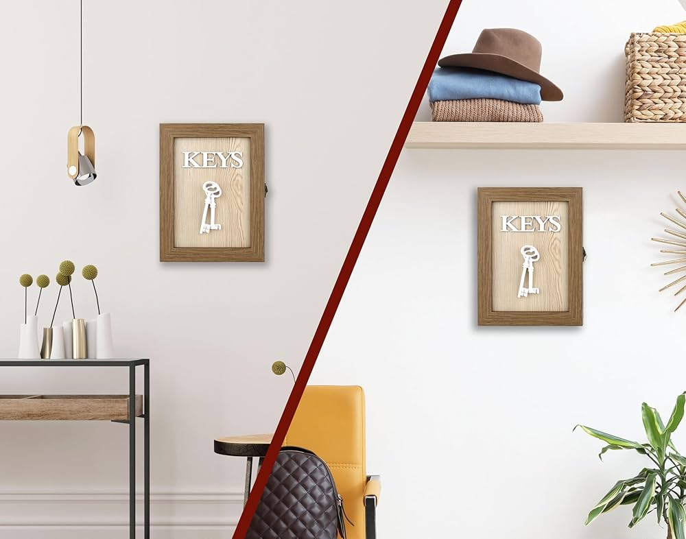 木製　ブドウ　レリーフ　壁掛け　キーボックス 木製ブドウレリーフ壁掛けキーボックス