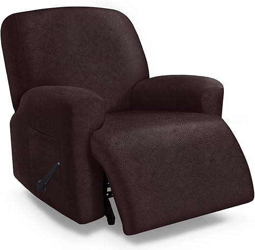 Vista 285 de molasofa Fundas de cuero para sillas reclinables, fundas para sillas reclinables grandes para silla reclinable, 4 piezas, fundas lavables que se